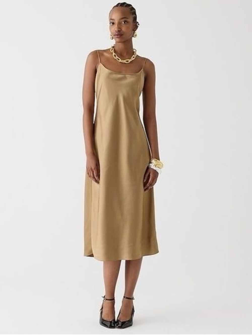J. Crew Gwyneth slip dress in luster charmeuse